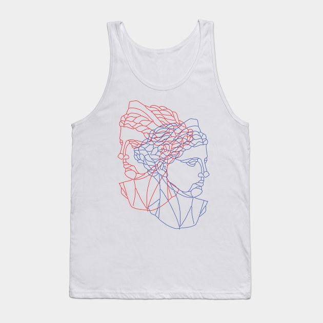 Gemini The Twins Tank Top by racoco